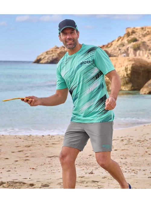 Lot de 3 Tee-Shirts Graphique   - ATLAS FOR MEN - Kiabi