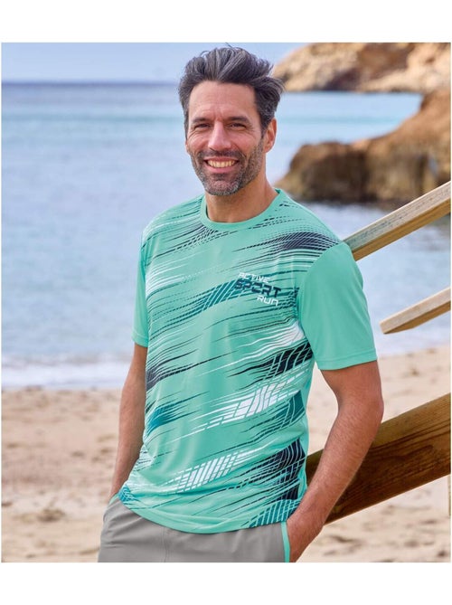 Lot de 3 Tee-Shirts Graphique   - ATLAS FOR MEN - Kiabi