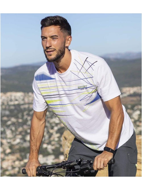 Lot de 3 Tee-Shirts Graphique Sport   - ATLAS FOR MEN - Kiabi