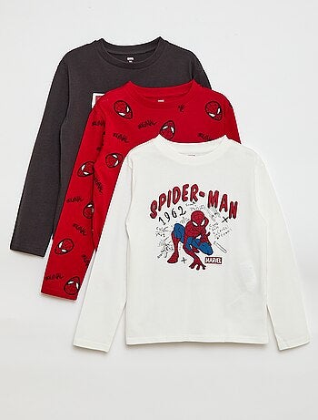 Lot de 3 tee-shirts 'Spider-Man' 'Marvel'