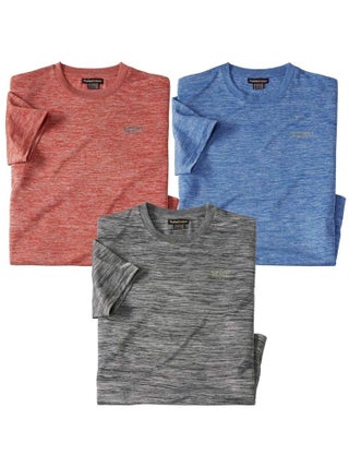 Lot de 3 Tee-Shirts Sport   - ATLAS FOR MEN