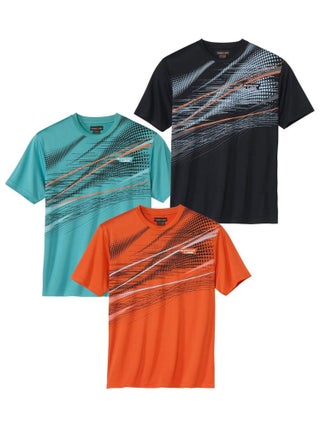 Lot de 3 Tee-Shirts Sport   - ATLAS FOR MEN
