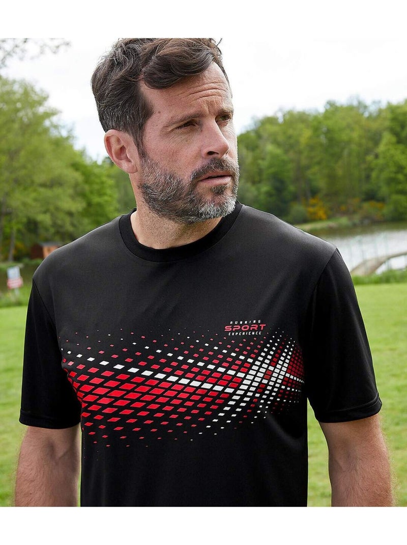 Lot de 3 Tee-Shirts Sport   - ATLAS FOR MEN Noir - Kiabi