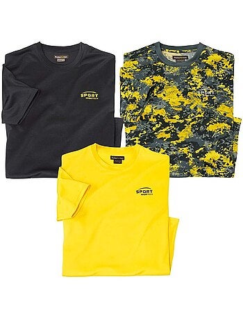 Lot de 3 Tee-Shirts Sport - ATLAS FOR MEN