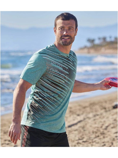 Lot de 3 Tee-Shirts Sport et Loisirs   - ATLAS FOR MEN - Kiabi