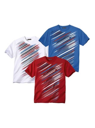 Lot de 3 Tee-Shirts Sport Intense   - ATLAS FOR MEN