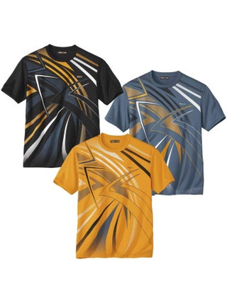 Lot de 3 Tee-Shirts Sporting   - ATLAS FOR MEN