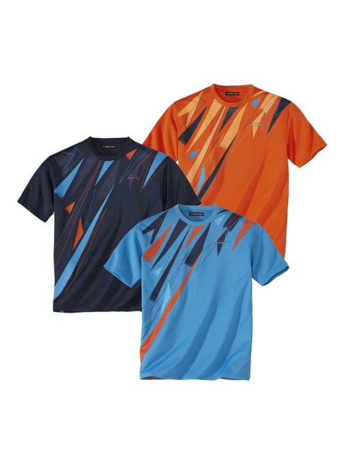 Lot de 3 Tee-Shirts Summer Sport   - ATLAS FOR MEN - Kiabi