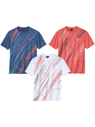 Lot de 3 Tee-Shirts Sunny Sport   - ATLAS FOR MEN