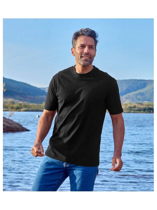 Lot de 3 Tee-Shirts Unis  - ATLAS FOR MEN - Kiabi