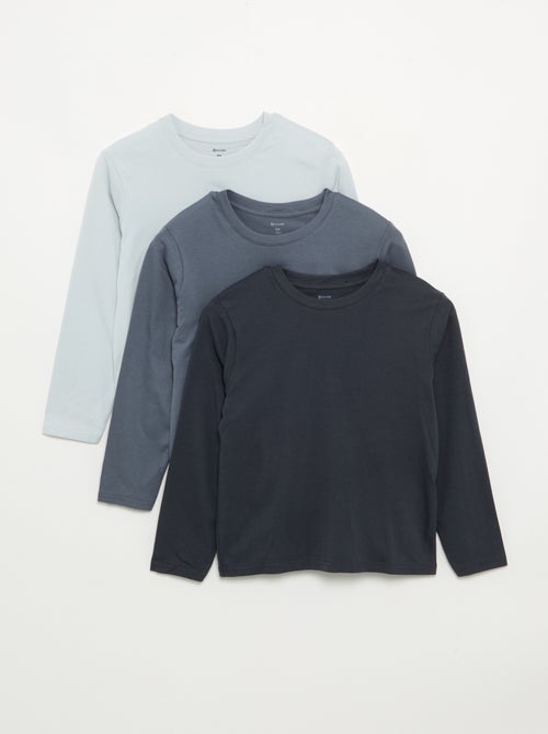Lot de 3 tee-shirts unis - Kiabi Lot de 3 tee-shirts unis - Kiabi