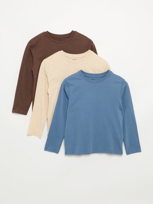 Lot de 3 tee-shirts unis - Kiabi Lot de 3 tee-shirts unis - Kiabi