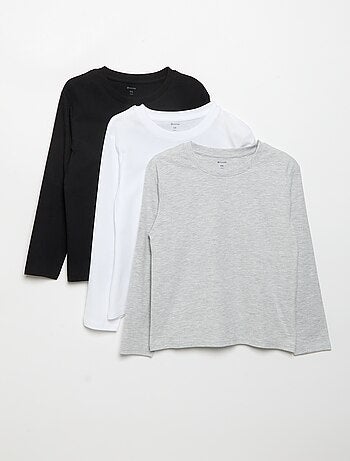 Lot de 3 tee-shirts unis