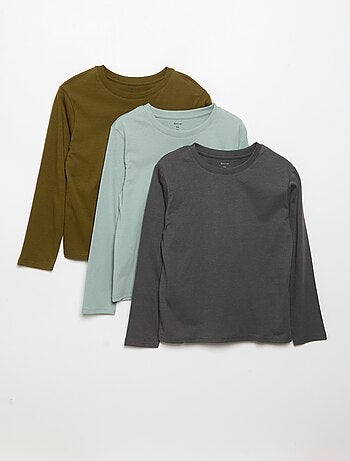 Lot de 3 tee-shirts unis