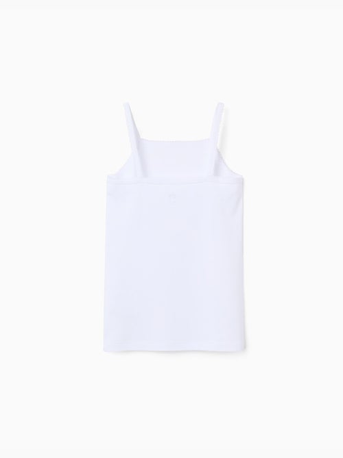 Lot de 3 tops à bretelles en coton - Kiabi