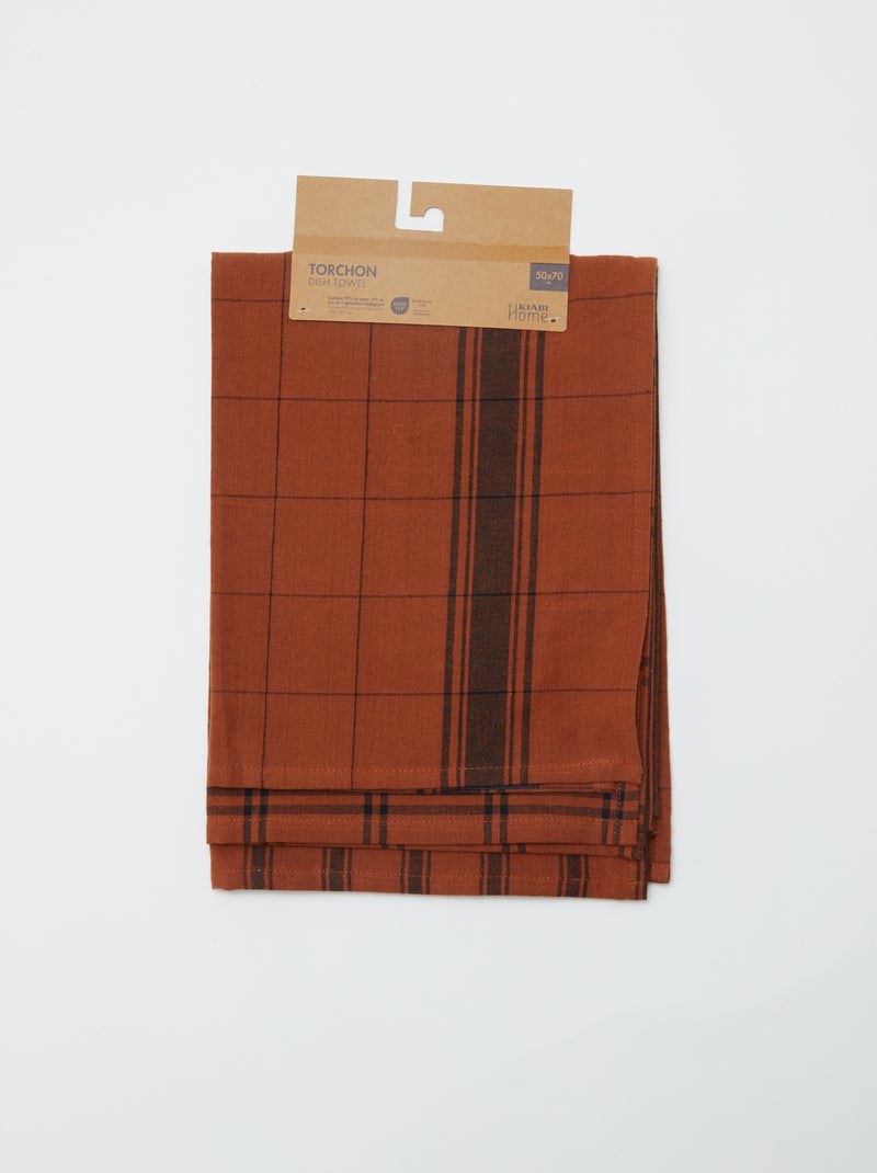 Lot de 3 torchons - Kiabi Home MARRON - Kiabi