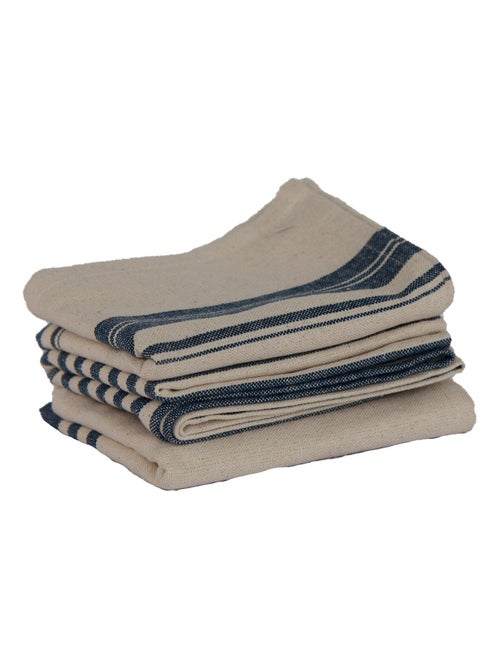 Lot de 3 torchons 100% coton lavé - Kiabi Lot de 3 torchons 100% coton lavé - Kiabi