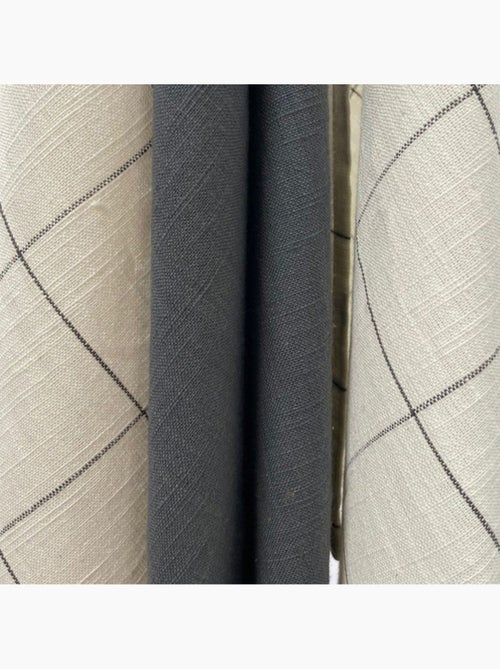 Lot de 3 torchons blanc et gris 50x70cm - Kiabi Lot de 3 torchons blanc et gris 50x70cm - Kiabi