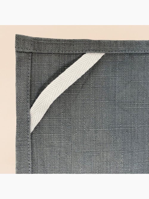 Lot de 3 torchons blanc et gris 50x70cm - Kiabi Lot de 3 torchons blanc et gris 50x70cm - Kiabi