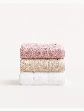 Lot de 3 torchons de cuisine 100 % coton, couleurs assorties, tissu éponge - Gamusi.