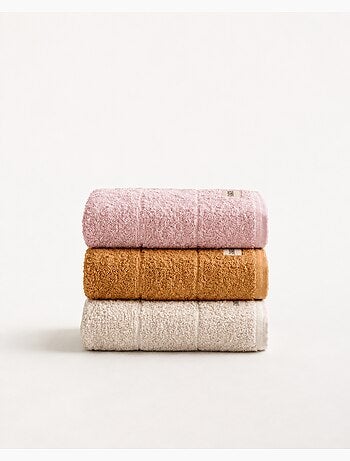 Ensemble de bain 100 % coton, éponge 600 g/m², avec boucle de suspension - Gamusi