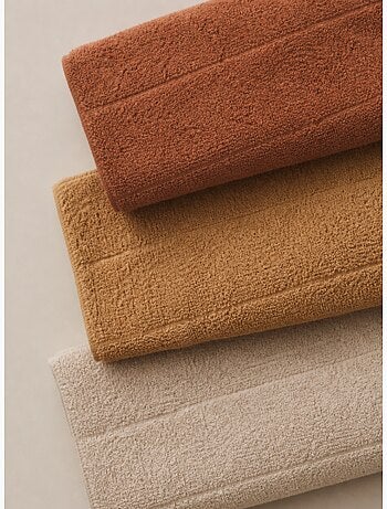 Lot de 3 torchons de cuisine 100 % coton, couleurs assorties, tissu éponge - Gamusi.