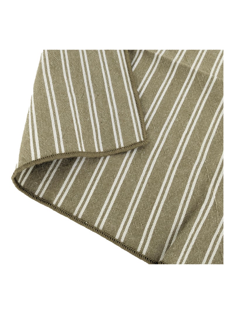 Lot de 3 torchons de cuisine coton LILI Kaki - Kiabi