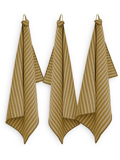 Lot de 3 torchons de cuisine coton LILI - Kiabi