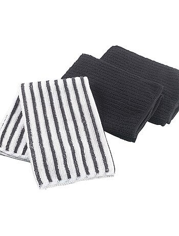 Lot de 3 torchons de cuisine en microfibre ultra-absorbants