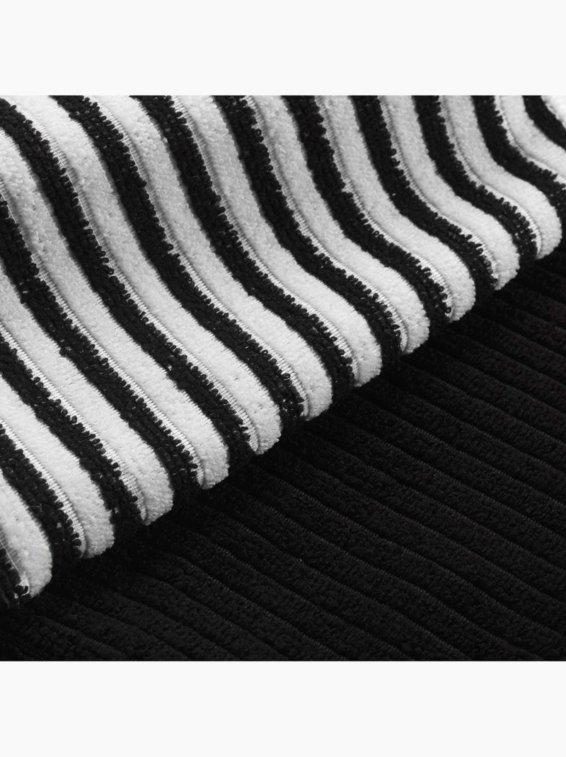 Lot de 3 torchons de cuisine en microfibre ultra-absorbants Noir - Kiabi