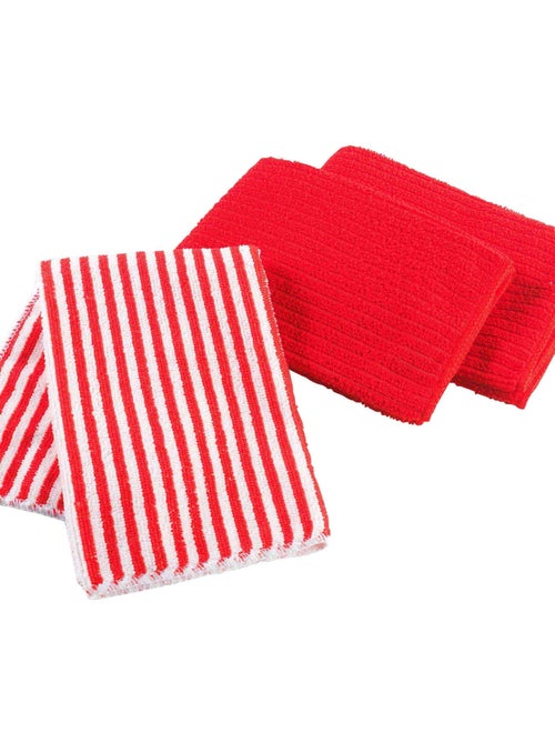 Lot de 3 torchons de cuisine en microfibre ultra-absorbants - Kiabi Lot de 3 torchons de cuisine en microfibre ultra-absorbants - Kiabi