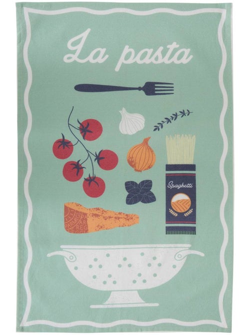 Lot de 3 torchons en coton DELLA PASTA - Kiabi