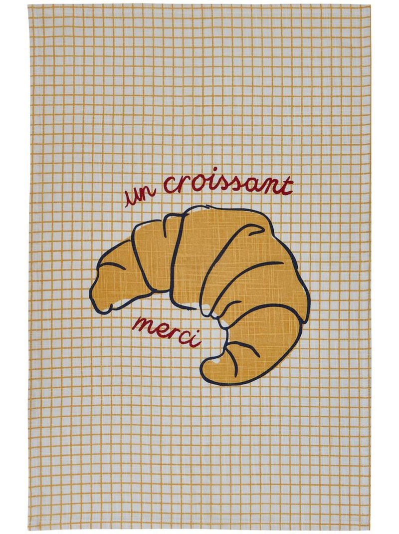Lot de 3 torchons en coton FRA Blanc - Kiabi