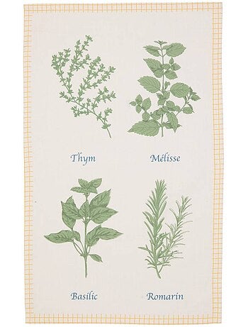Lot de 3 torchons en coton GARRIGUE