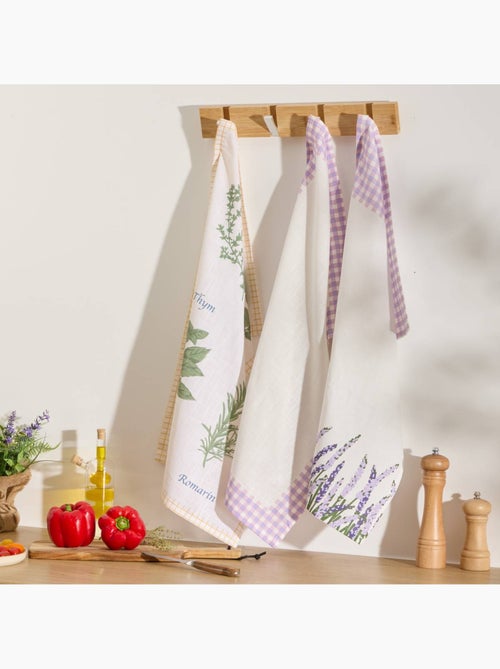 Lot de 3 torchons en coton GARRIGUE - Kiabi