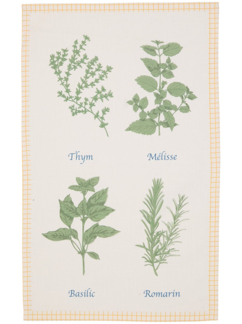 Lot de 3 torchons en coton GARRIGUE Blanc - Kiabi
