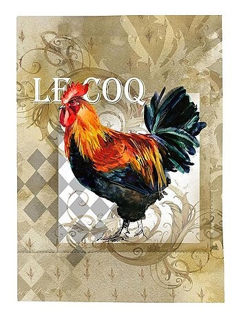 Lot de 3 torchons en coton sergé