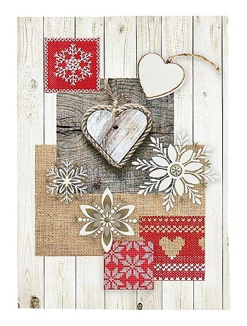 Lot de 3 torchons en coton sergé