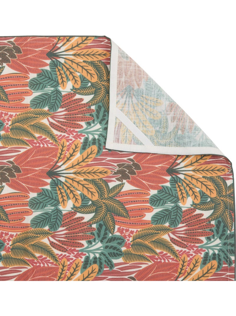 Lot de 3 torchons en coton TROPICAL Orange - Kiabi