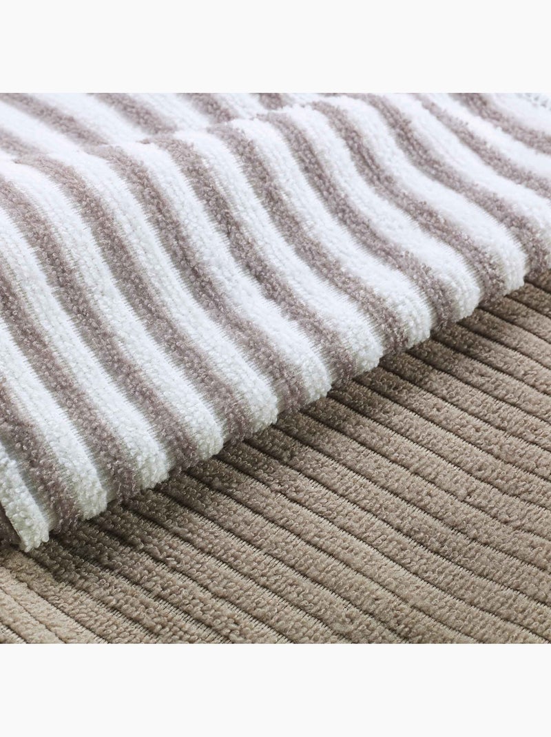 Lot de 3 Torchons en microfibre Cuistot Taupe - Kiabi