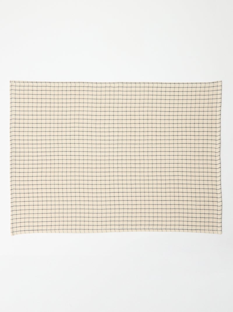 Lot de 3 torchons imprimé Noël en coton 50x70 cm Noir - Kiabi