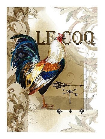 Lot de 3 Torchons Le Coq