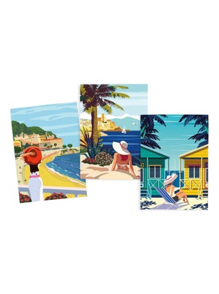 Lot de 3 Torchons Pin up