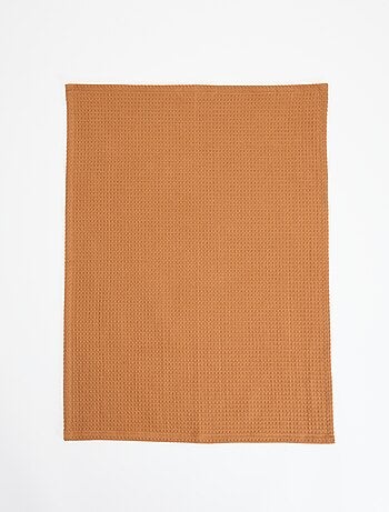 Lot de 3 torchons rectangulaires en nid d'abeilles