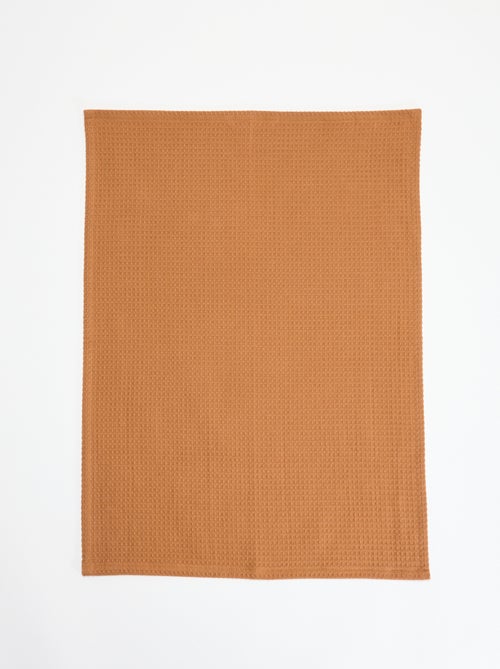 Lot de 3 torchons rectangulaires en nid d'abeilles - Kiabi