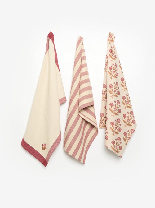Lot de 3 torchons - Kiabi Lot de 3 torchons - Kiabi