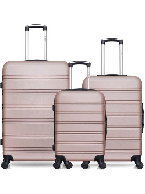 Lot de 3 Valises Rigides Grand Format, Taille Moyenne et Cabine RENOSO - Kiabi