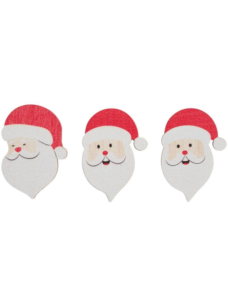 Lot de 30 accessoires de bocal père noël en bois Multicolore - Kiabi