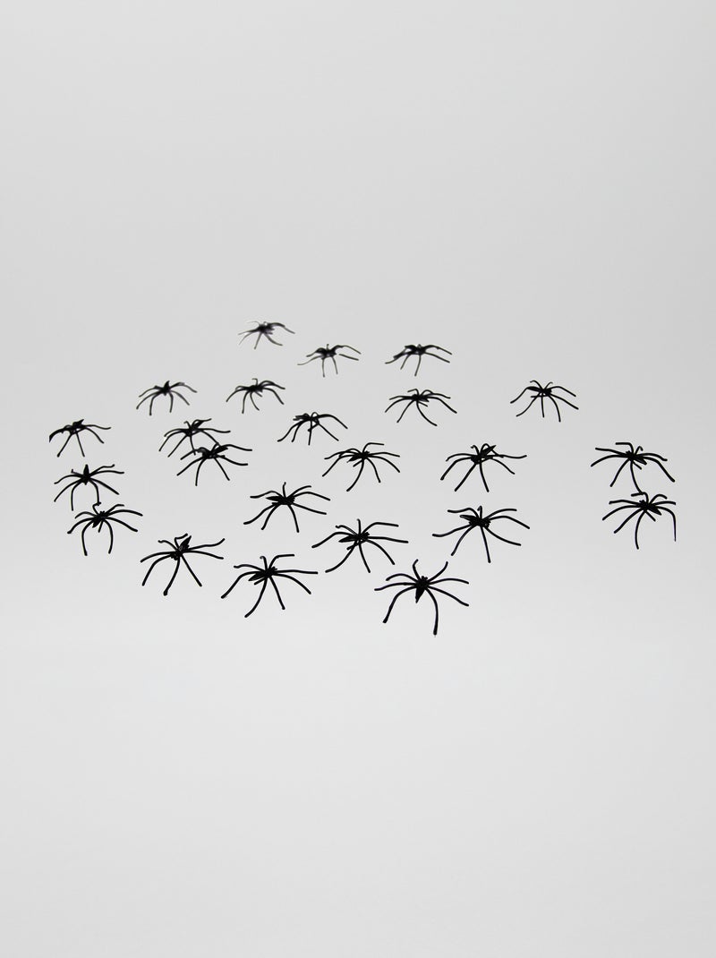 Lot de 30 araignées noir - Kiabi