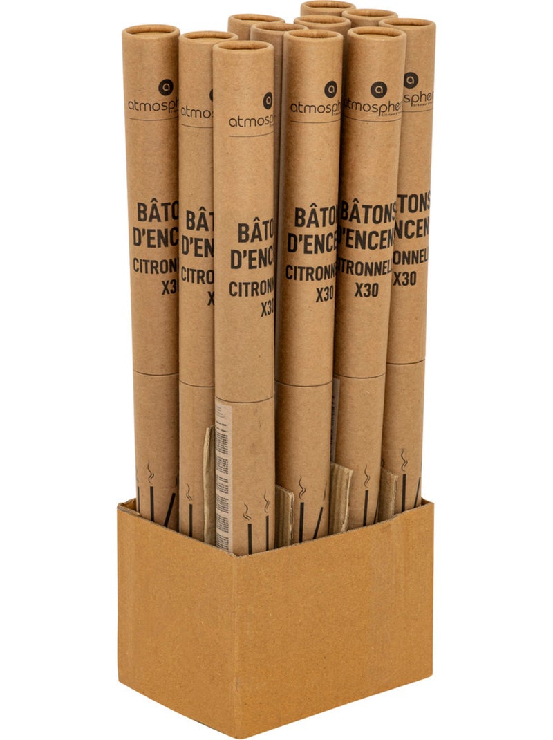 Lot de 30 bâtons d'encens ODY Marron - Kiabi